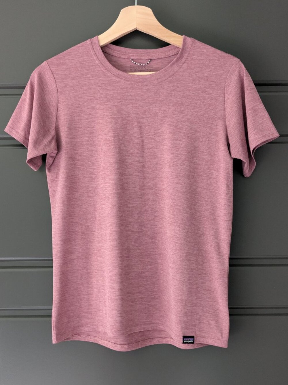 Patagonia Capilene Cool Daily T-Shirt Women's Crewneck 'Fuzzy Mauve' Pink Sz XS
